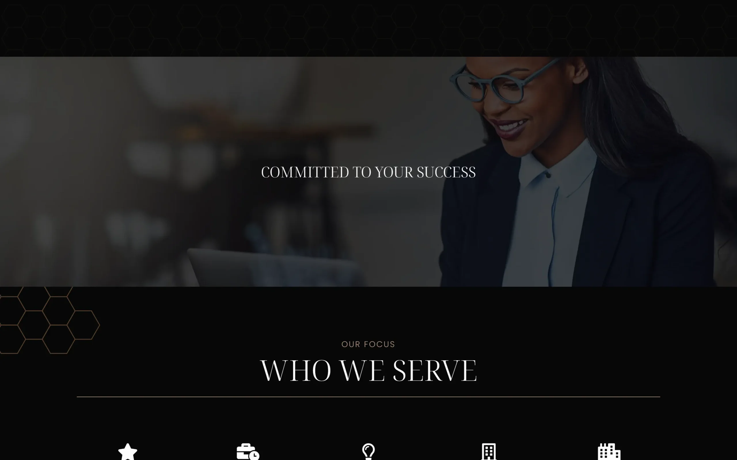 BK Solutions website on desktop