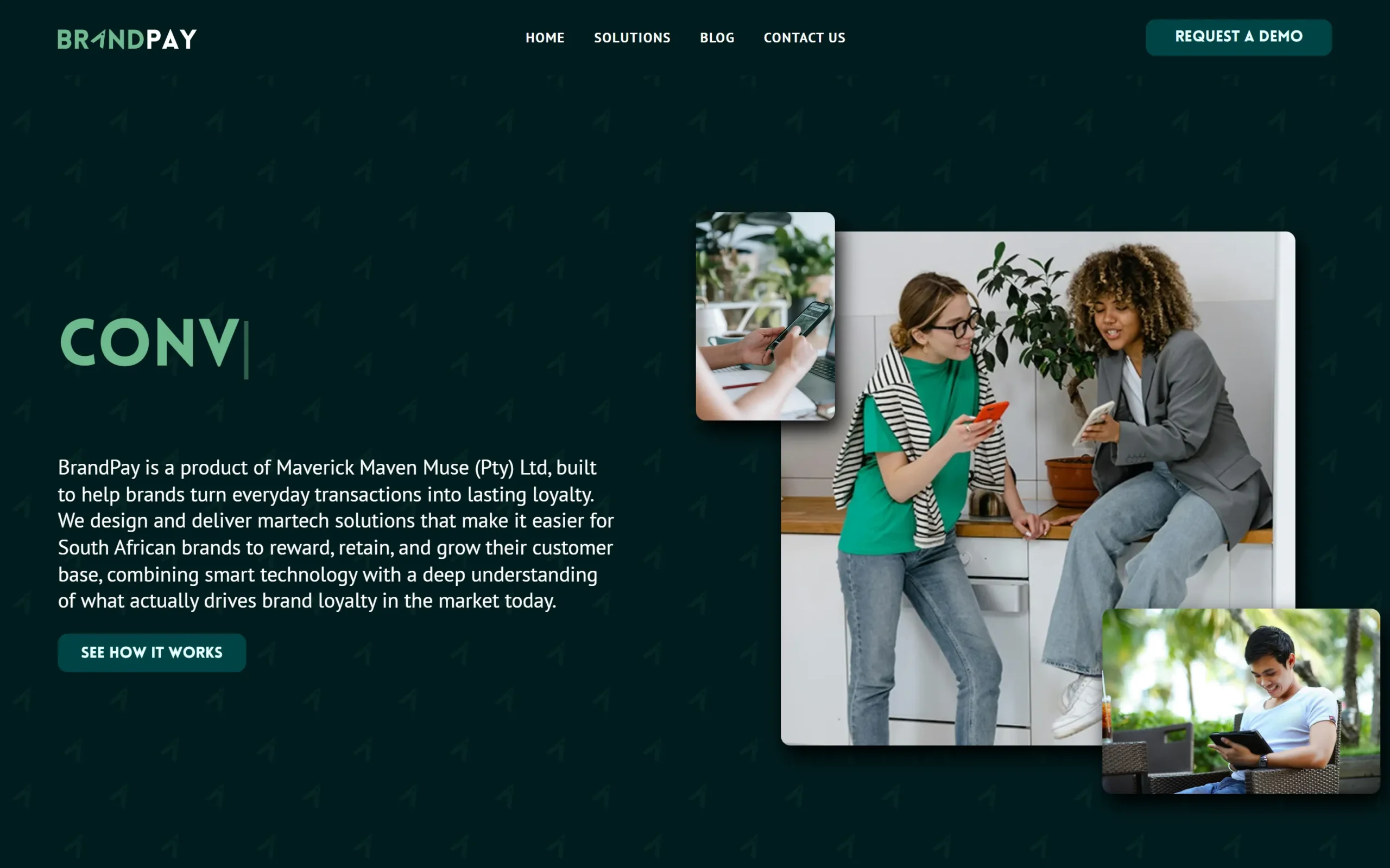 BrandPay website on desktop