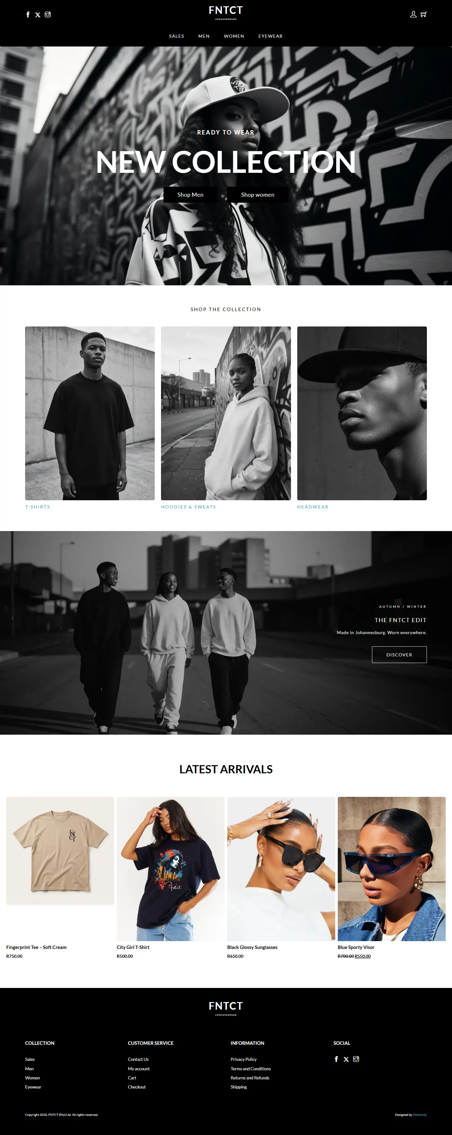 FNTCT homepage, captured in full