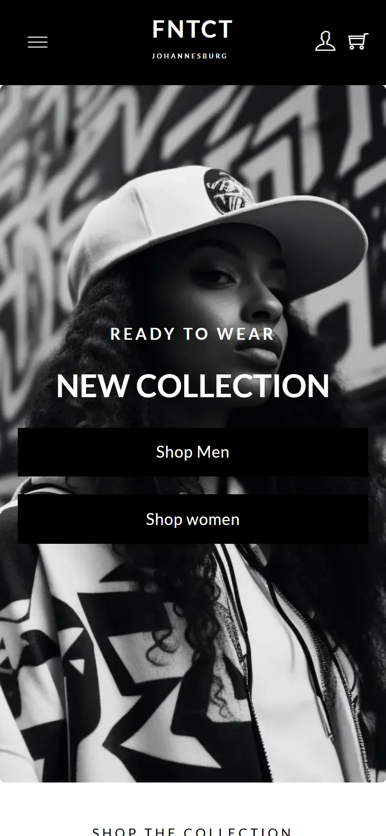 FNTCT website on a phone